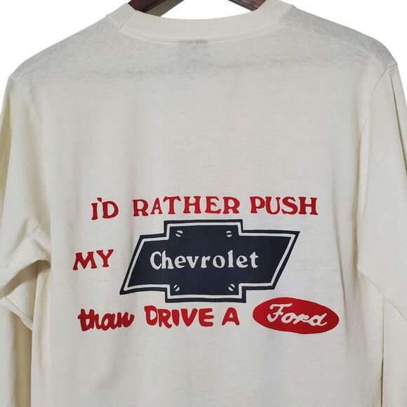 Vintage Screen Stars Shirt Size M Chevrolet Street Machine Single Stitch Mens - Picture 7 of 10